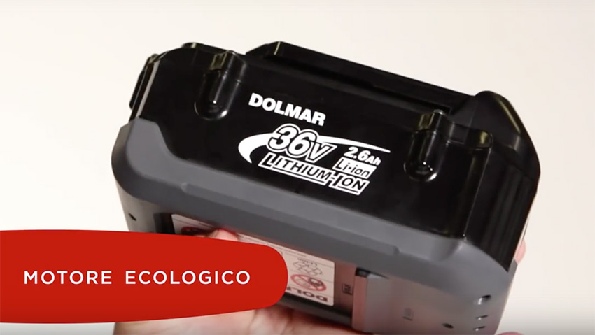 Dolmar: nuovo sistema di lavoro con batteria al litio