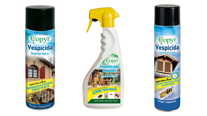 Come liberare il giardino da vespe, mosche, zanzare 