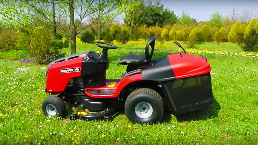 Test del trattorino Snapper ERXT2242RDF