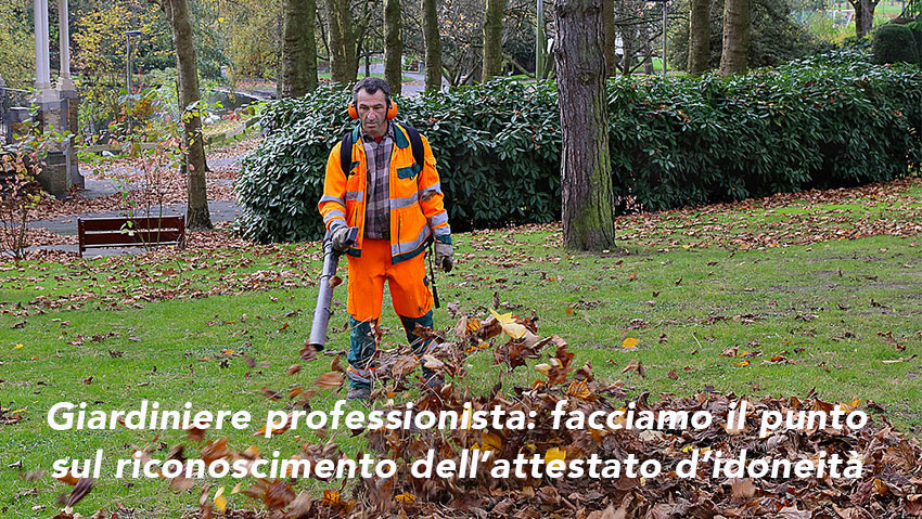 Professione giardiniere, la parola Ã¨ alle regioni