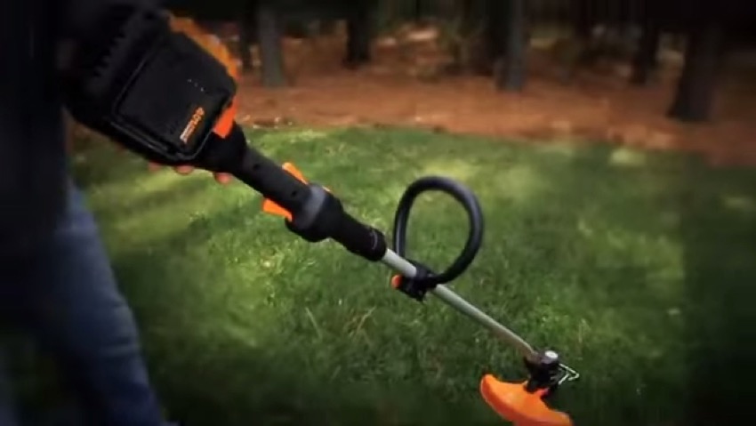 Come funziona il trimmer a batteria Worx Wg168E