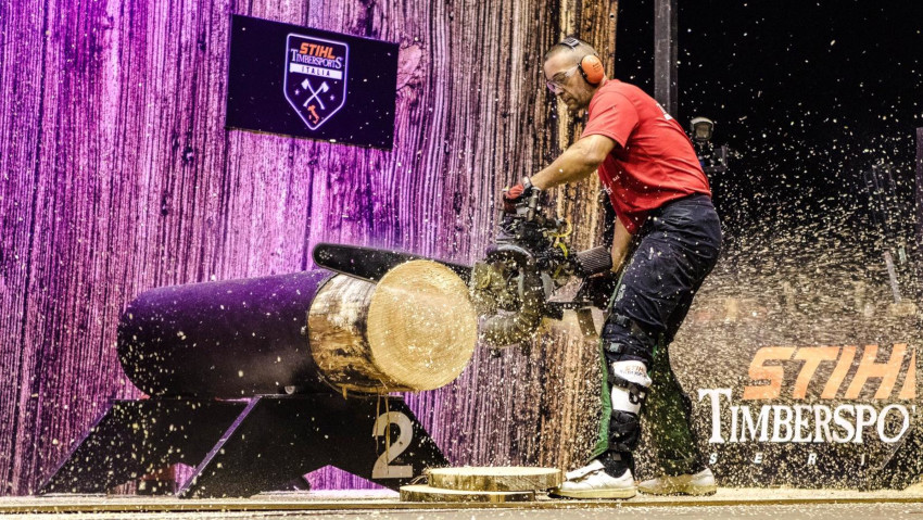 I vincitori del campionato Stihl Timbersports 2019