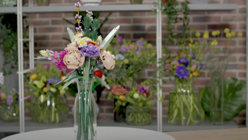 Questi fiori sono fatti di Lego