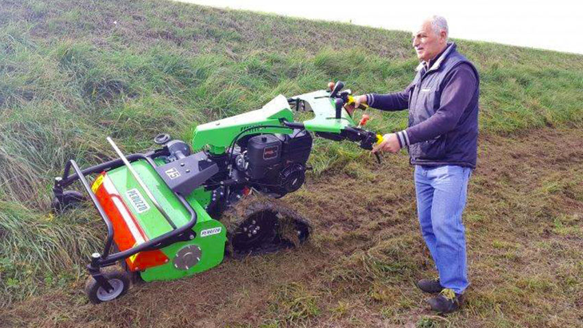 Trinciasarmenti professionale per forti pendenze
