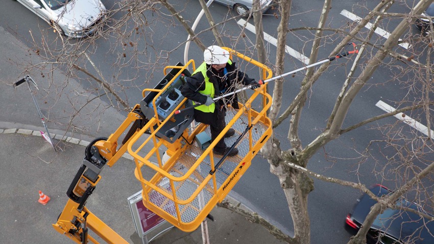 Piattaforme Haulotte per la manutenzione del verde
