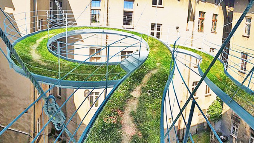 Passerelle verdi, ecco i balconi walk-in