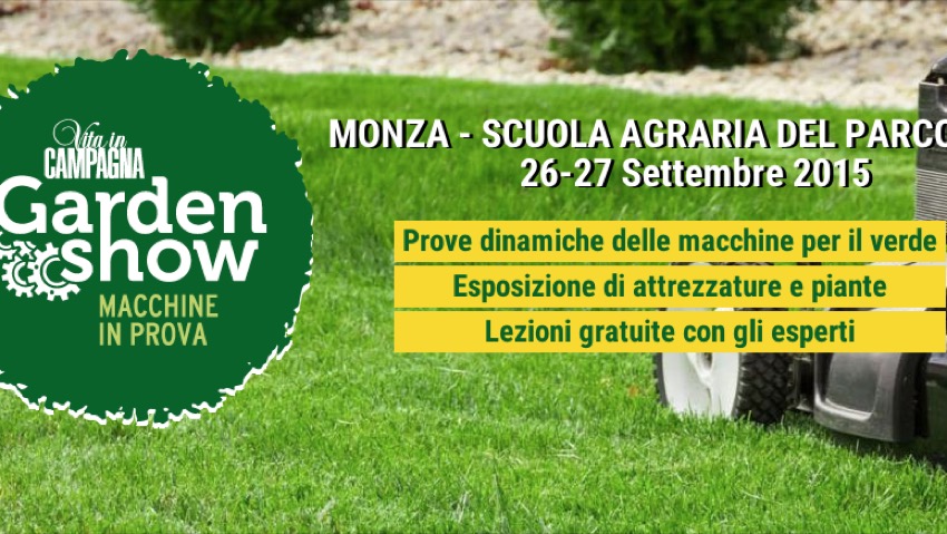 Macchine da giardino in campo, nasce Garden Show