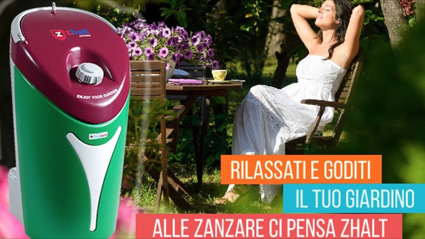 Basta zanzare in giardino, il sistema Zhalt